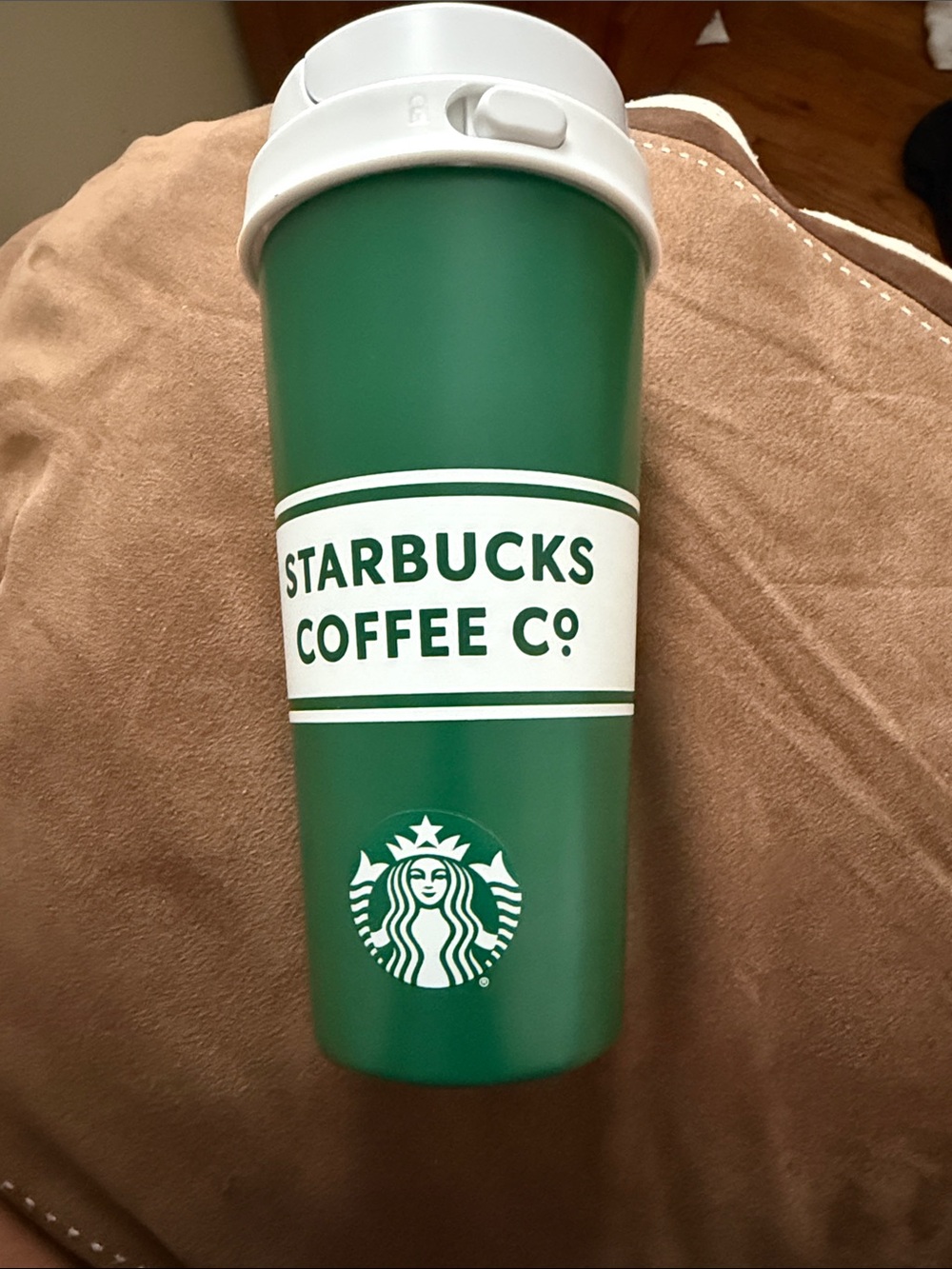 Starbucks Tumbler with flip top lid